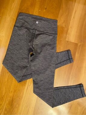 Lululemon Heathered Gray High-Rise Leggings